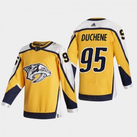 Nashville Predators Matt Duchene 95 2020-21 Reverse Retro Authentic Shirt - Mannen